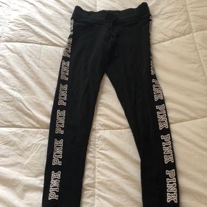 PINK Victoria’s Secret Yoga Logo Leggings